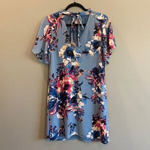 Chanler Henry Floral Mini Dress